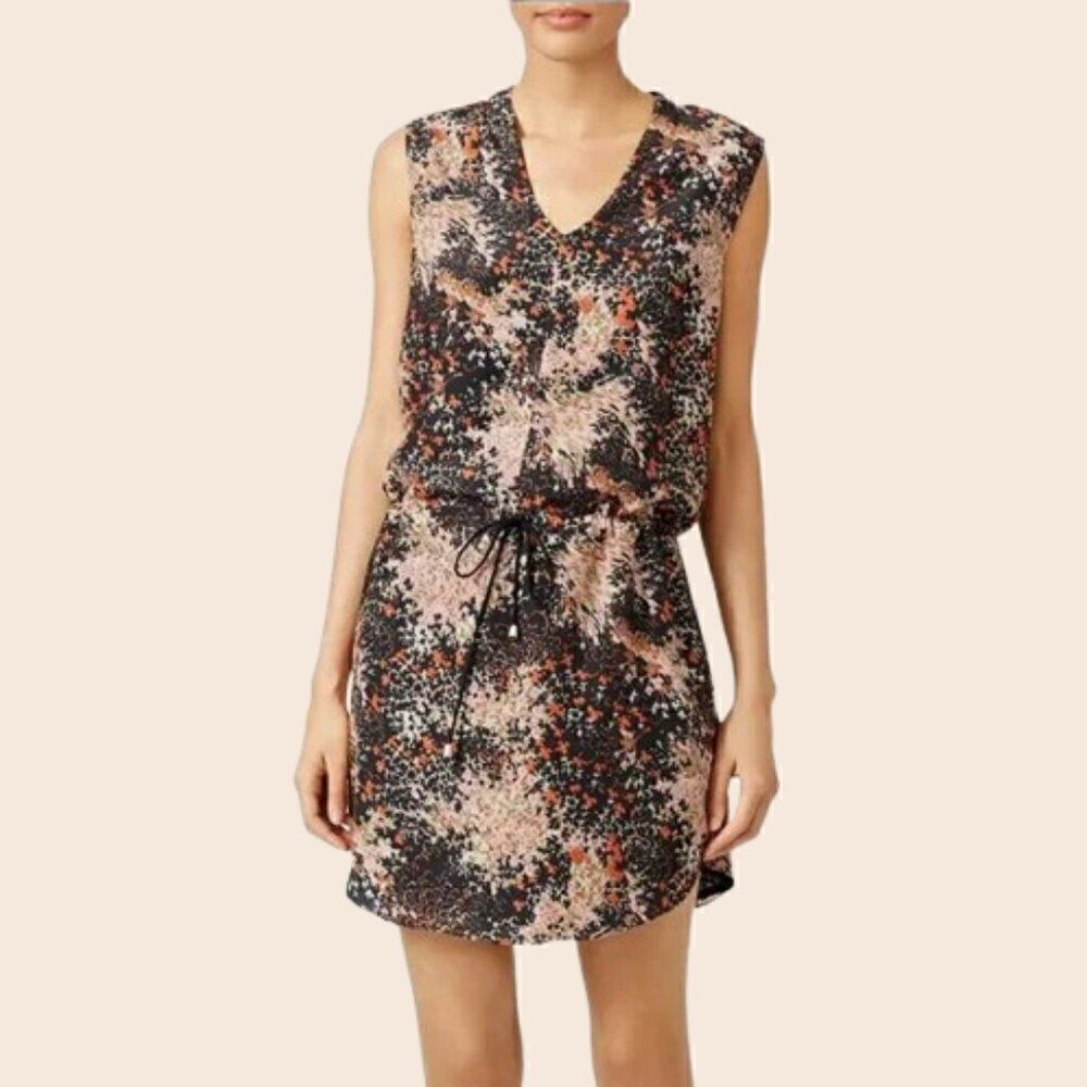 Karen Zambos Abstract Colton Shirt Dress Size Small/ Petite